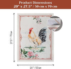Maison d' Hermine Kitchen Towels Set of 2 100% Cotton 27.50" x 20" Reusable - Image 9
