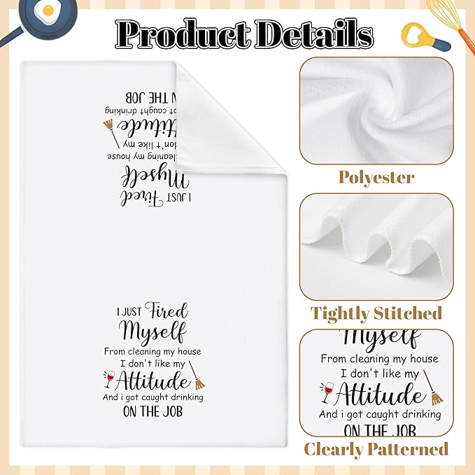 GROBRO7 Funny Sayings Hand Towel - Image 3