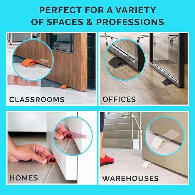 Wundermax Rubber Door Stoppers for Bottom of Door Stop - Image 8
