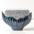 Sponge Holder for Kitchen Sink, Ceramic Sponge Holder by Uiddo