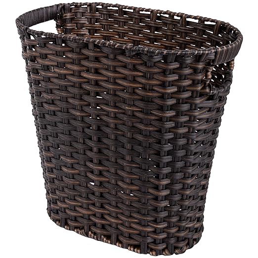 GRANNY SAYS Wicker Trash Can, Bathroom Trash Can by GRANNYSAYS