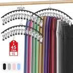 3 Pack Legging Organizer for Closet Hanging, Pants Hangers by Besslly