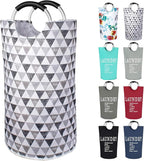 Dalykate Large Laundry Basket 82L Collapsible Oxford Fabric Laundry Hamper by Dalykate