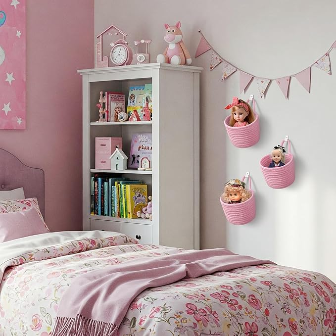 Fabric Wall Hanging Baskets - Image 7
