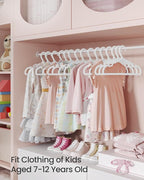 SONGMICS Kids Hangers 100 Pack, Plastic Baby Hangers - Image 2