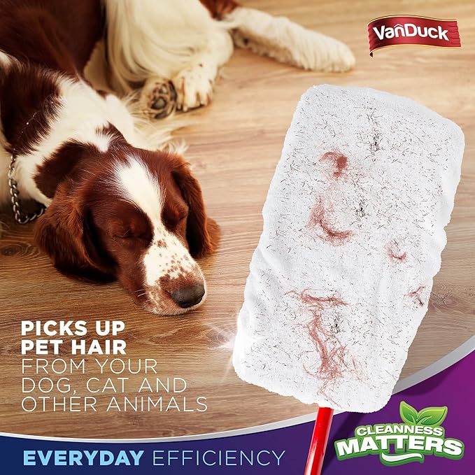 VanDuck 100% Cotton Pad Terry Cloth Mop Refills 15x8 inches, 2 Pack - Image 3