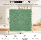 Homaxy 24 Pack Kitchen Dish Cloths, Super Soft and Absorbent Coral Velvet Dish - Image 5