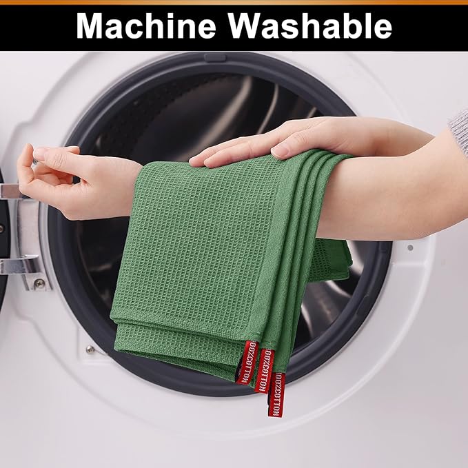 Homaxy 100% Cotton Waffle Weave Dish Cloths - Image 7
