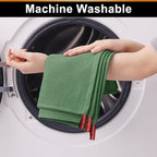 Homaxy 100% Cotton Kitchen Towels and Dishcloths Set - Image 8
