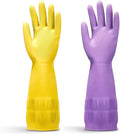 FMP Brands 3/6/12/60 Pairs 15 Inch Extra Long Rubber Dishwashing Gloves by FMPBrands