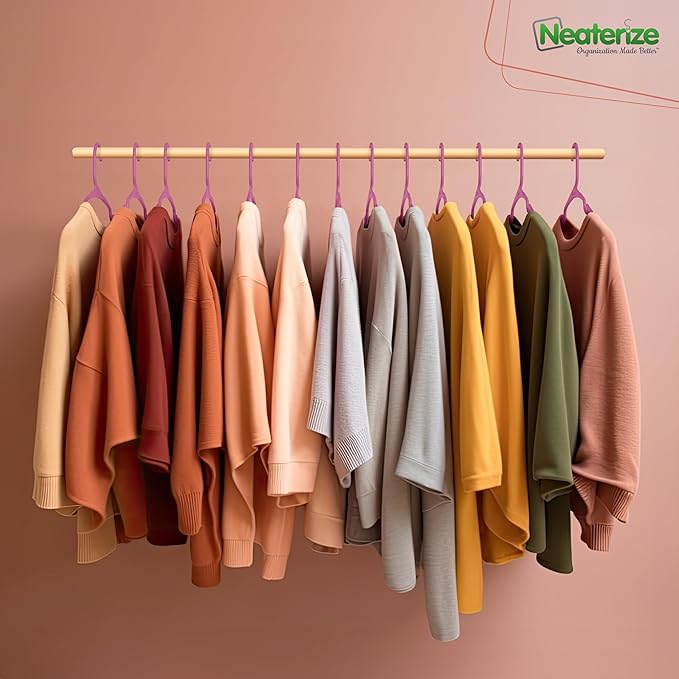 NEATERIZE Clothes Hangers Plastic 20 Pack - Image 2