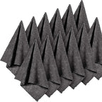 Syhood 12 Pieces Face Wash Cloth 12 x 12 in Makeup Remover Cloths Towel Coral by Syhood
