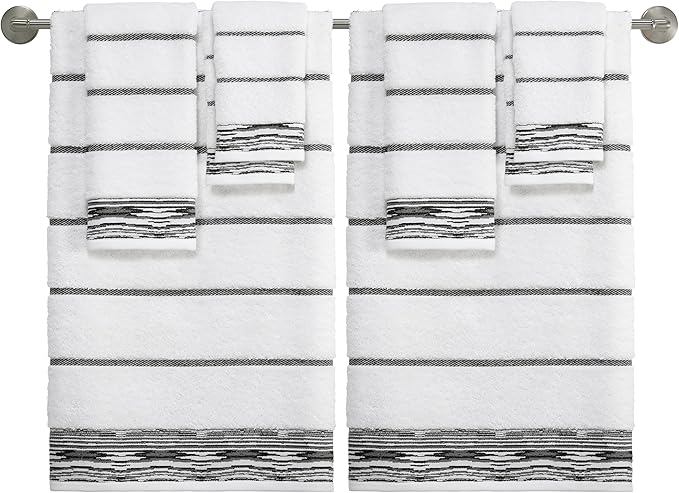 Nicole Miller - Hand Towels, Soft & Absorbent Cotton, Dorm Room Essentials - Image 2