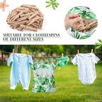 2 Pcs Clothespin Bag with Hanging Hook Waterproof Laundry 13" x 12" Clothes Pin - Image 3