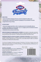 Clorox Fraganzia Stick-On Gel Fresheners, Island Escape Trash Can Deodorizer Up - Image 2