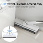Floor Scrub Brush with 55" Long Handle, 2-in-1 Floor Brush with Built-in - Image 6