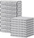 Kitinjoy Cotton 16 Pack Kitchen Towels and Dishcloths Sets, 16 x 25 Inch & 12 X by Kitinjoy