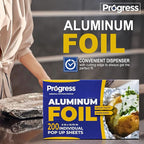 Pop-Up Aluminum Foil Wrap Sheets 9 x 10 3/4 Silver 200 per Box - Image 3