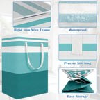 BlissTotes 3-Pack Laundry Basket, Freestanding＆Waterproof Laundry Hamper - Image 4