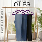 Utopia Home Velvet Hangers 50 Pack – Luxury Non-Slip Slim Pant & Coat Hangers - Image 5
