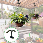 10 Pcs Zinc Alloy Ceiling Double Hook Cabinet Wardrobe Coat Towel Hat Hook - Image 5