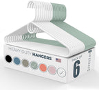 Neaties Heavy Duty Clothes Hangers 6 Pack – Made in The USA – 8lb Capacity by NeatiesHangers