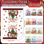 12 Pcs Seasonal Kitchen Towels Set - Image 2