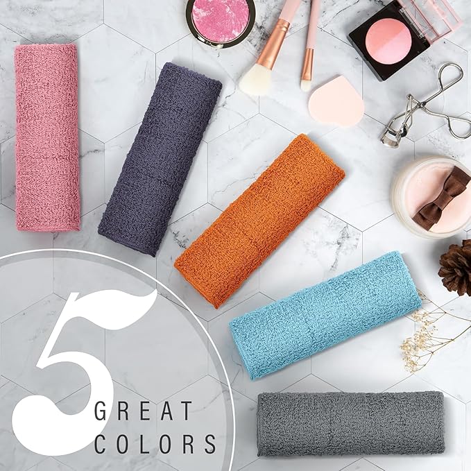 DecorRack 10 Pack 100% Cotton Wash Cloth, Luxurious Soft, 12 x 12 inch Ultra - Image 6