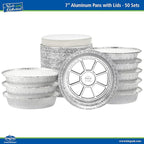 Nicole Home Collection Aluminum Pans 7” Round Disposable Foil Pans - Image 5