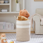 VIPOSCO Large Laundry Hamper, Tall Woven Rope Storage Basket - Image 2