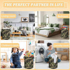 Green Camouflage Laundry Hamper Bag - Image 7