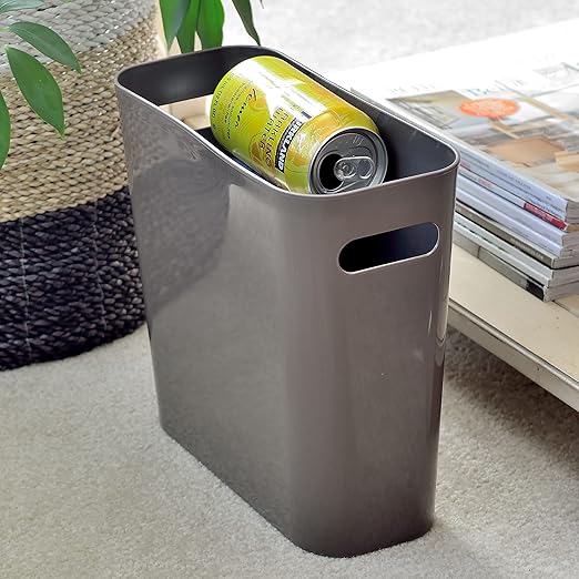 Youngever 1.5 Gallon Slim Trash Can, Plastic Garbage Container Bin, Small Trash - Image 3