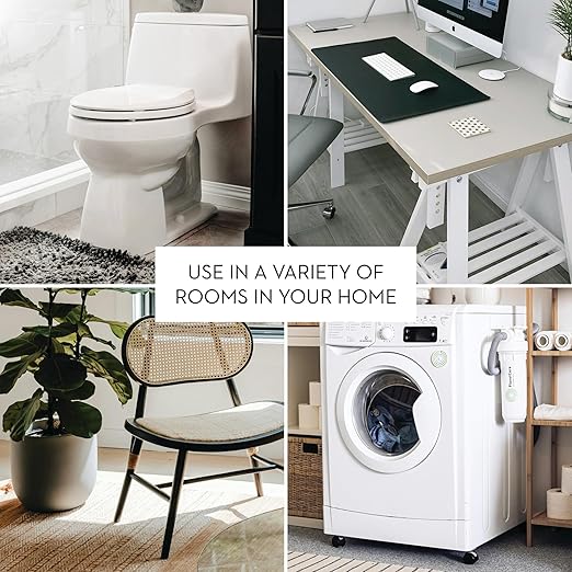 iDesign Slim Bathroom Trash Can, Small Plastic Garbage Can - Image 6