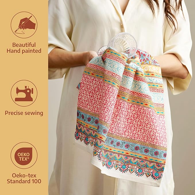 Maison d' Hermine Kitchen Towel 100% Combed Cotton Premium Set of 3 - Image 2