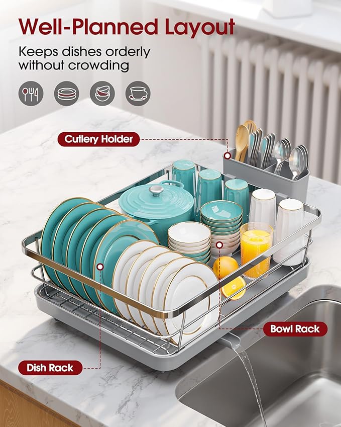 Stainless Steel Dish Drying Rack - Image 3