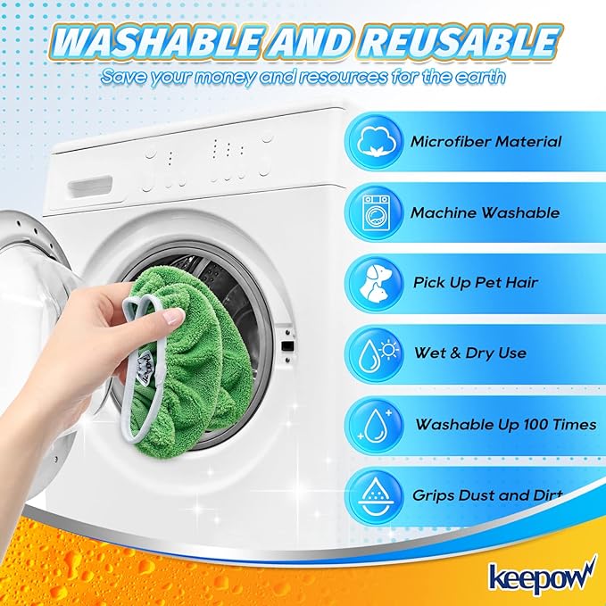 KEEPOW Reusable Wet Pads Refills Compatible - Image 5
