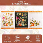 Maison d' Hermine Kitchen Towels Set of 3 100% Cotton 20" x 27.5" Reusable - Image 2