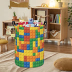 HUNRUNG Laundry Hamper, Large Canvas Fabric Lightweight Storage Basket Toy - Image 7