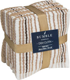 Bumble Premium Dish Cloths Towel 12"x12" | 100% Natural Ring Spun Cotton Tea - Image 3