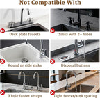 Stone Faucet Mat for Kitchen Sink, 23.6" Fast Drying Around Faucet Diatomite - Image 6