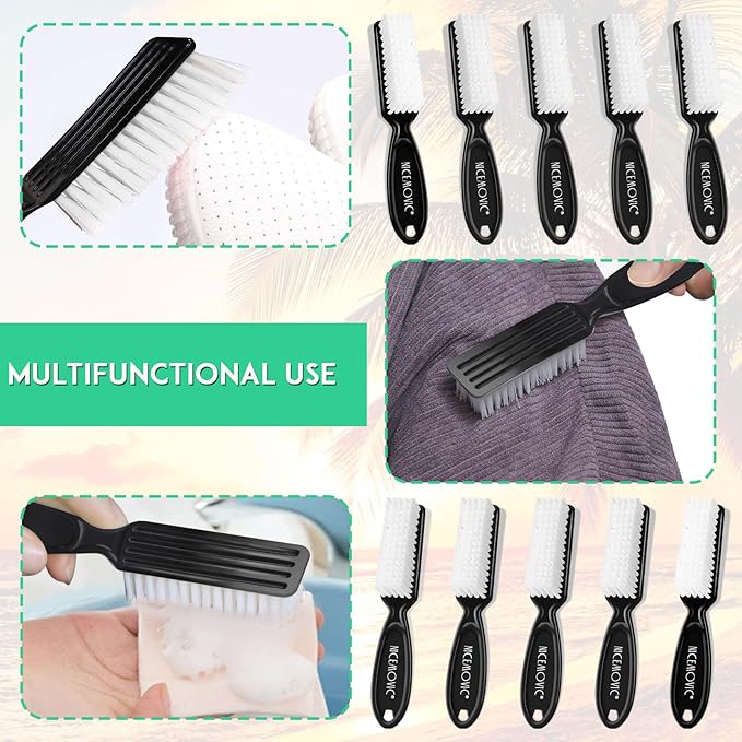 NICEMOVIC 20 Pcs Nail Brush for Cleaning Fingernails, Handle Grip Scrubber Brush - Image 7