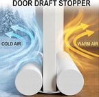 MAXTID 32" Door Draft Stopper White Door Air Draft Stopper Breeze Wind Blocker - Image 2