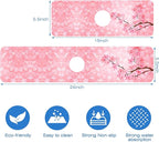 Spring Cherry Blossom Kitchen Sink Splash Guard Absorbent Fast Drying Mat - Image 3