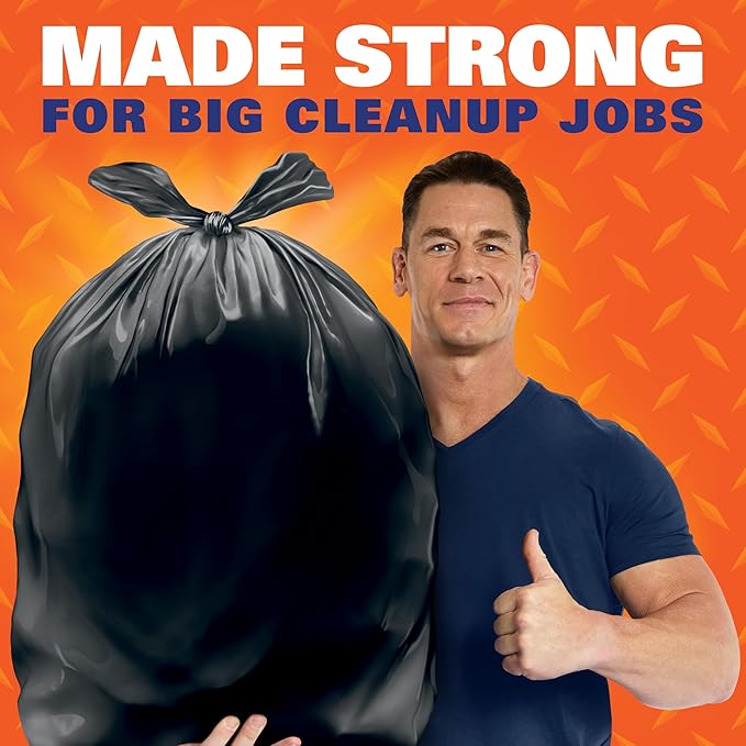 Hefty Easy Flaps Multipurpose Large Trash Bags, 30 Gallon - Image 3