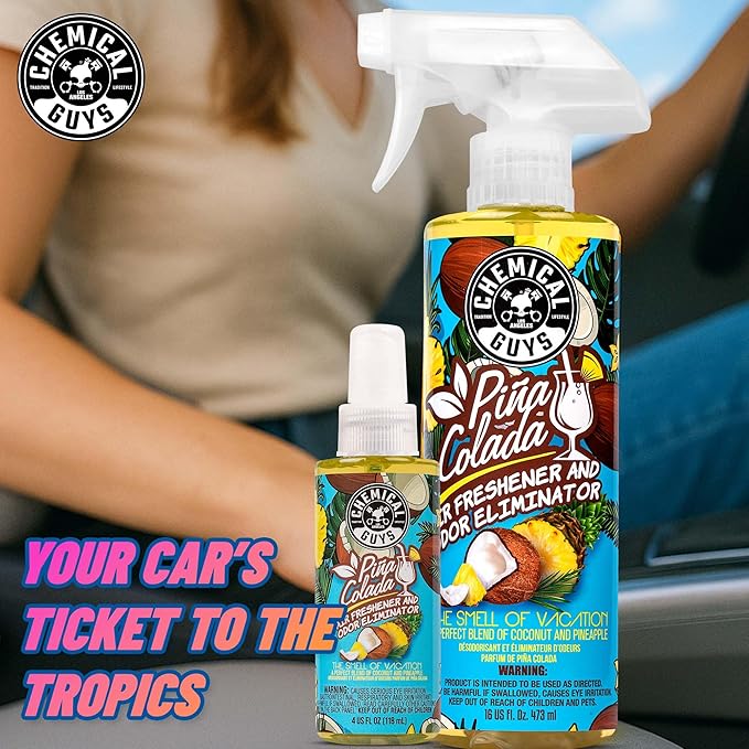 Chemical Guys AIR22916 Pina Colada Air Freshener and Odor Eliminator, 16 fl oz - Image 6