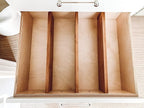 Lipper International 8897 Bamboo Wood Custom Fit Adjustable Deep Kitchen Drawer - Image 3