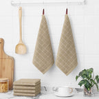 Homaxy 100% Cotton Terry Kitchen Dish Cloths, Ultra Soft and Absorbent Dish - Image 6