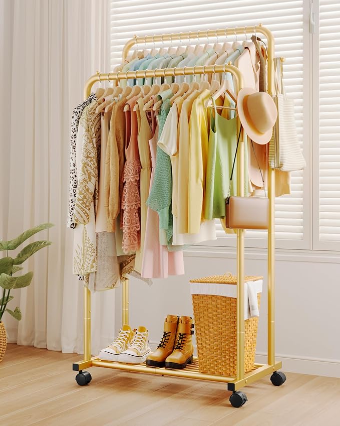 Clothes Rack - Double Rods Clothing Rack - Image 3