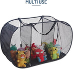 Seiritex Mesh Popup Laundry Hamper 3 Compartment Sortable Horizontal - Image 5