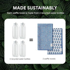 RECYCO Waffle Kitchen Towel Set of 2 - Image 5